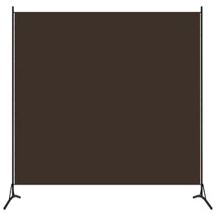 Parawan 1-panelowy, brązowy, 175 x 180 cm - Parawany - miniaturka - grafika 1