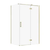 Kabiny prysznicowe - Kabina prysznicowa Cersanit Jota 120x90x195 prostokątna złoty transparentne S160-029 - miniaturka - grafika 1