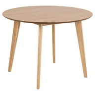 Stoły - Actona Stół Obiadowy Okrągły Wax 76X105X105 Naturalny - miniaturka - grafika 1