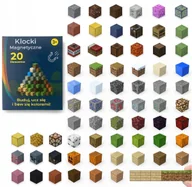 Klocki - Klocki magnetyczne dla dzieci – świat kostek, 50 elementów (B033) - miniaturka - grafika 1