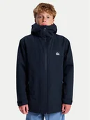 Kurtki i płaszcze dla chłopców - Quiksilver Kurtka zimowa Overcast 3K EQBJK03341 Czarny Regular Fit - miniaturka - grafika 1