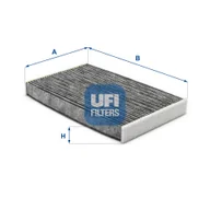 Filtry kabinowe - Filtr, wentylacja przestrzeni pasażerskiej UFI Filtry 54.319.00 - miniaturka - grafika 1