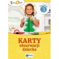 Pedagogika i dydaktyka - zbiorowa Praca Trampolina. Karty obserwacji dziecka 3-latek PWN - miniaturka - grafika 1