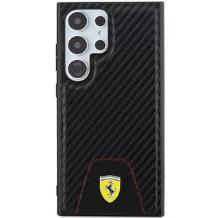 FerrariFEHCS24LN3PUK S24 Ultra S928 czarny/black hardcase Carbon Stitched Bottom - Etui i futerały do telefonów - miniaturka - grafika 3