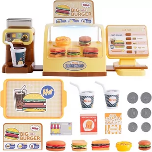 Sklep Restauracja Fast Food Mini Burger Shop "Big Burger" Lumarko! - Zabawy w naśladowanie dorosłych - miniaturka - grafika 1