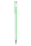 Długopisy - Pentel Hybrid Milky K108-PK żelowy długopis atramentowy, pastelowo-zielony, błyszczący na jasnych i kolorowych papierach, grubość linii 0,4 mm - miniaturka - grafika 1