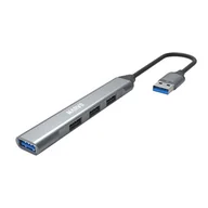 Huby USB - USB (3.0) hub 4-port, UH-ATC01, metalowy, Marvo - miniaturka - grafika 1