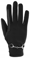Rękawiczki jeździeckie - Rękawiczki jeździeckie Horsenjoy czarny r. S - miniaturka - grafika 1