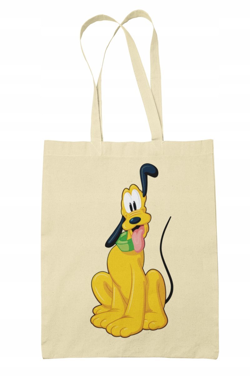Torba Shopper-Materiałowa-Na Ramie-Pluto-Prezent