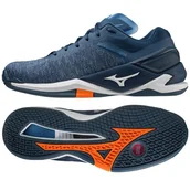 Piłka ręczna - Buty Mizuno Wave Stealth Neo M X1GA200021 niebieskie - miniaturka - grafika 1