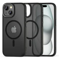 Etui i futerały do telefonów - Etui APPLE IPHONE 15 Tech-Protect Magmat "2" MagSafe Matte czarne - miniaturka - grafika 1