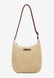 Beżowa Torebka w Stylu Boho na Regulowanym Pasku Viollan - Torebki damskie - miniaturka - grafika 1