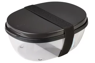 Mepal, Lunchbox Salad Ellipse 107640541100, Czarny - Lunch boxy - miniaturka - grafika 1