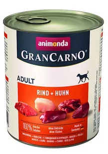 Animonda Grancarno Adult Wołowina + Indyk 800 G - Mokra karma dla psów - miniaturka - grafika 1