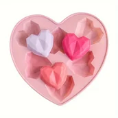 Inne - TEMU Wszechstronna Forma Silikonowa w Kształcie do Pieczenia, Mydła i Rękodzieła Świec - Idealny Akcesorium Kuchenne DIY na Walentynki - miniaturka - grafika 1