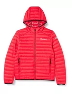 Kurtki męskie - Champion Męska kurtka z kapturem Legacy Outdoor Small Logo, Intensywna czerwień, XL - miniaturka - grafika 1