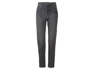 Spodnie damskie - esmara® Jeansy damskie straight fit, z bawełną (Szary, 38) - miniaturka - grafika 1