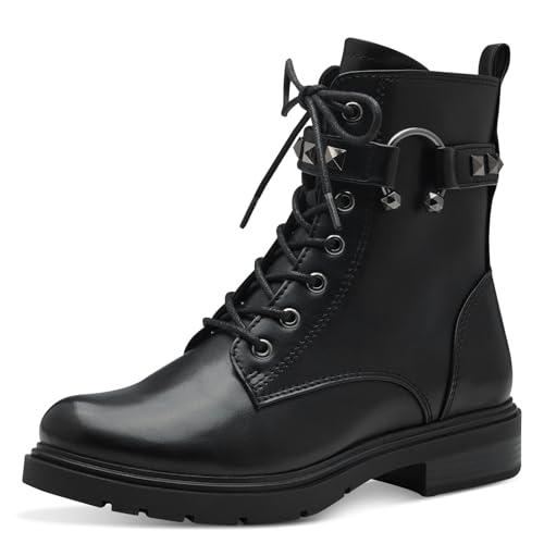 MARCO TOZZI Damskie botki Laced 2-25208-43, czarny, 39 EU