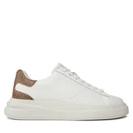 Sneakersy męskie - Sneakersy Guess Elba FMPVIB LEA12 Biały - miniaturka - grafika 1