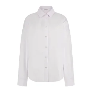Damska Koszula GUESS LS NICLA EMBRO LOGO SHIRT W4RH51WD2M1-G011 – Biały - Koszule damskie - miniaturka - grafika 1