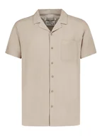 Koszule męskie - Authentic Style Koszula - Regular fit - w kolorze beżowym - miniaturka - grafika 1