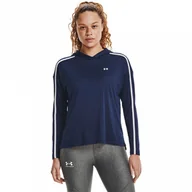 Bluzy sportowe damskie - Damska bluza treningowa UNDER ARMOUR Tech Twist Graphic Hoodie - miniaturka - grafika 1