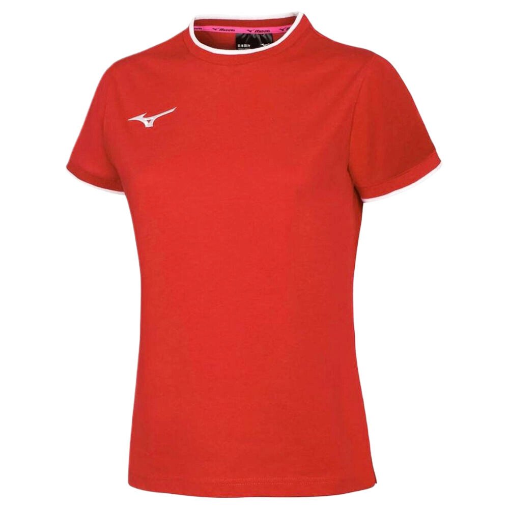 Koszulka damska Mizuno Wom Tee Red/White M