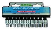 Klucze i nasadki - Honiton Zestaw nasadek 6-kątnych 1/4" 4-13mm 11szt. H1111 - miniaturka - grafika 1