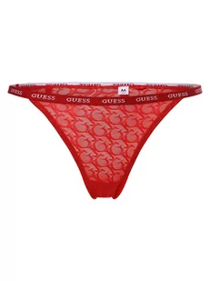 GUESS - Figi damskie, czerwony - Majtki damskie - miniaturka - grafika 1