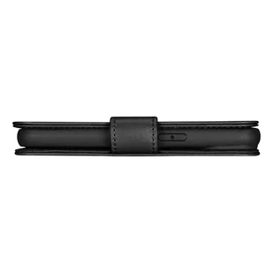 iCarer Oil Wax Wallet Case 2in1 etui iPhone 14 Pro skórzany pokrowiec z klapką Anti-RFID czarny (WMI14220722-BK) - Etui i futerały do telefonów - miniaturka - grafika 4