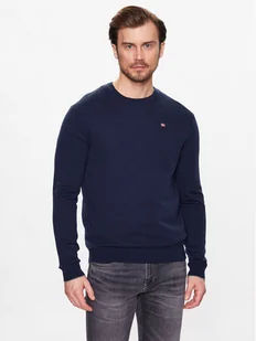 Napapijri Sweter Damavand NP0A4GJU Granatowy Regular Fit - Swetry męskie - miniaturka - grafika 1