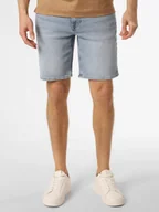 Spodenki męskie - Tommy Hilfiger Męskie spodenki jeansowe - Brooklyn Short Mężczyźni Bawełna niebieski jednolity, 32 - miniaturka - grafika 1