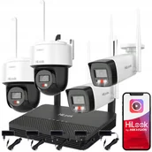 Rejestratory do monitoringu - Zestaw 2 Kamer Tubowych I 2 Kamer Obrotowych Wifi 4Mpx Z Rejestratorem Nvs - Wifikit-B4-4Ch + Wificam-Pt4 (2Szt) Hilook By Hikvision - miniaturka - grafika 1
