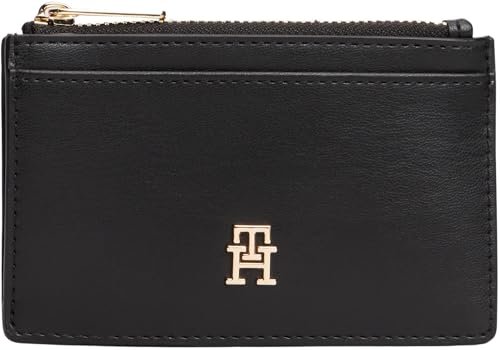 Tommy Hilfiger Damski TH ICON długi uchwyt CC AW0AW17735 uchwyt na karty, czarny (czarny), jeden rozmiar, czarny (czarny), One Size