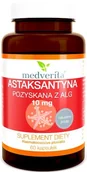 Witaminy i minerały dla sportowców - Astaksantyna 10 mg MEDVERITA 60 kaps - miniaturka - grafika 1