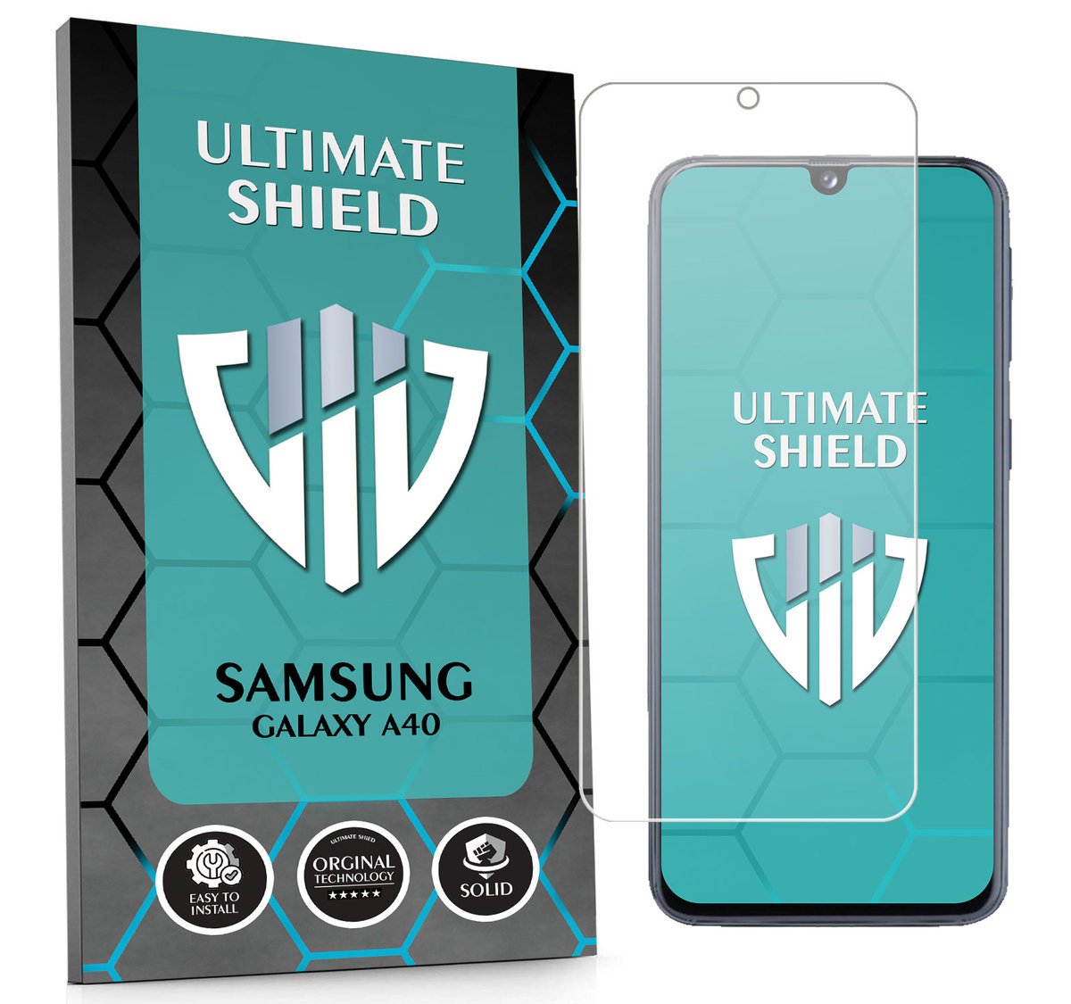 WZMOCNIONE SZKŁO OCHRONNE SZYBKA SZKIEŁKO NA EKRAN DO SAMSUNG GALAXY A40