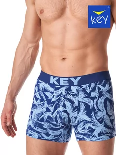 SZORTY KEY MXH-417 B23 (kolor niebieski, rozmiar XXL) - Majtki męskie - miniaturka - grafika 1