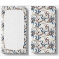 Prześcieradła dla dzieci - PRZEŚCIERADŁO BAMBUSOWE Z GUMKĄ DO ŁÓŻECZKA 60x120 ODDYCHAJĄCE - FERETTI - miniaturka - grafika 1