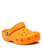 Klapki i japonki damskie - Crocs Klapki Classic Clog K 206991 Pomarańczowy - miniaturka - grafika 1