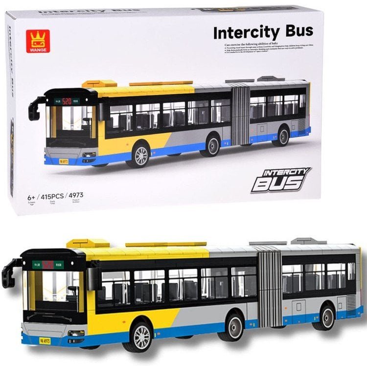 Klocki techniczne Autobus miejski przegubowy 415 elementów ZA5677 EDUKAMP