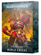 Gry planszowe - Warhammer 40000 World Eaters Datasheet Cards - miniaturka - grafika 1