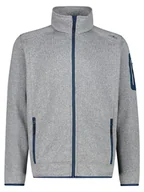 Odzież trekkingowa męska - CMP Kurtka polarowa w kolorze szarym - miniaturka - grafika 1