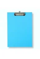 Teczki i skoroszyty - Deska A4 z klipem premium jasnoniebieska - miniaturka - grafika 1