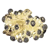 Oświetlenie świąteczne - Lampki choinkowe 30 led, girlanda świetlna kulki, ozdoba świąteczna zimny biały 460W - miniaturka - grafika 1