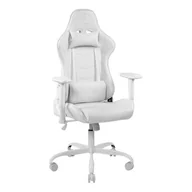 Fotele gamingowe - Deltaco Gaming GAM-096-W Biały - miniaturka - grafika 1