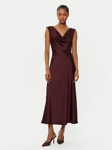 Imperial Sukienka koktajlowa AFBAIBA Bordowy Slim Fit - Sukienki - miniaturka - grafika 1