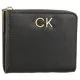 Portfele - Portfel Re-Lock Za Wallet Sm Black K60K611097 BAX (CK333-a) Calvin Klein - miniaturka - grafika 1