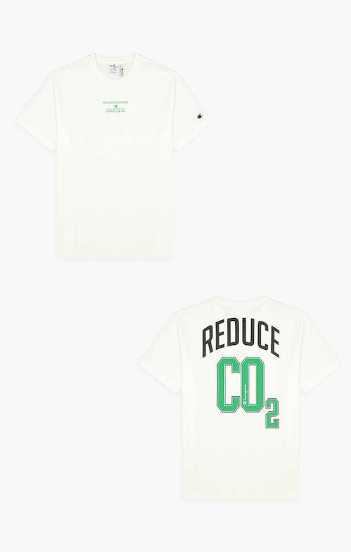 Champion Eco Graphic Print T-Shirt White - M