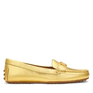 Mokasyny damskie - Mokasyny LAUREN RALPH LAUREN 802959222001 Złoty - miniaturka - grafika 1