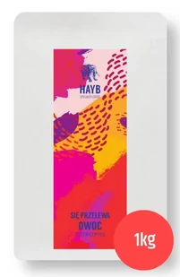 HAYB SPECIALITY COFFEE Kawa ziarnista HAYB Się Przelewa Owoc 1kg - Kawa - miniaturka - grafika 1